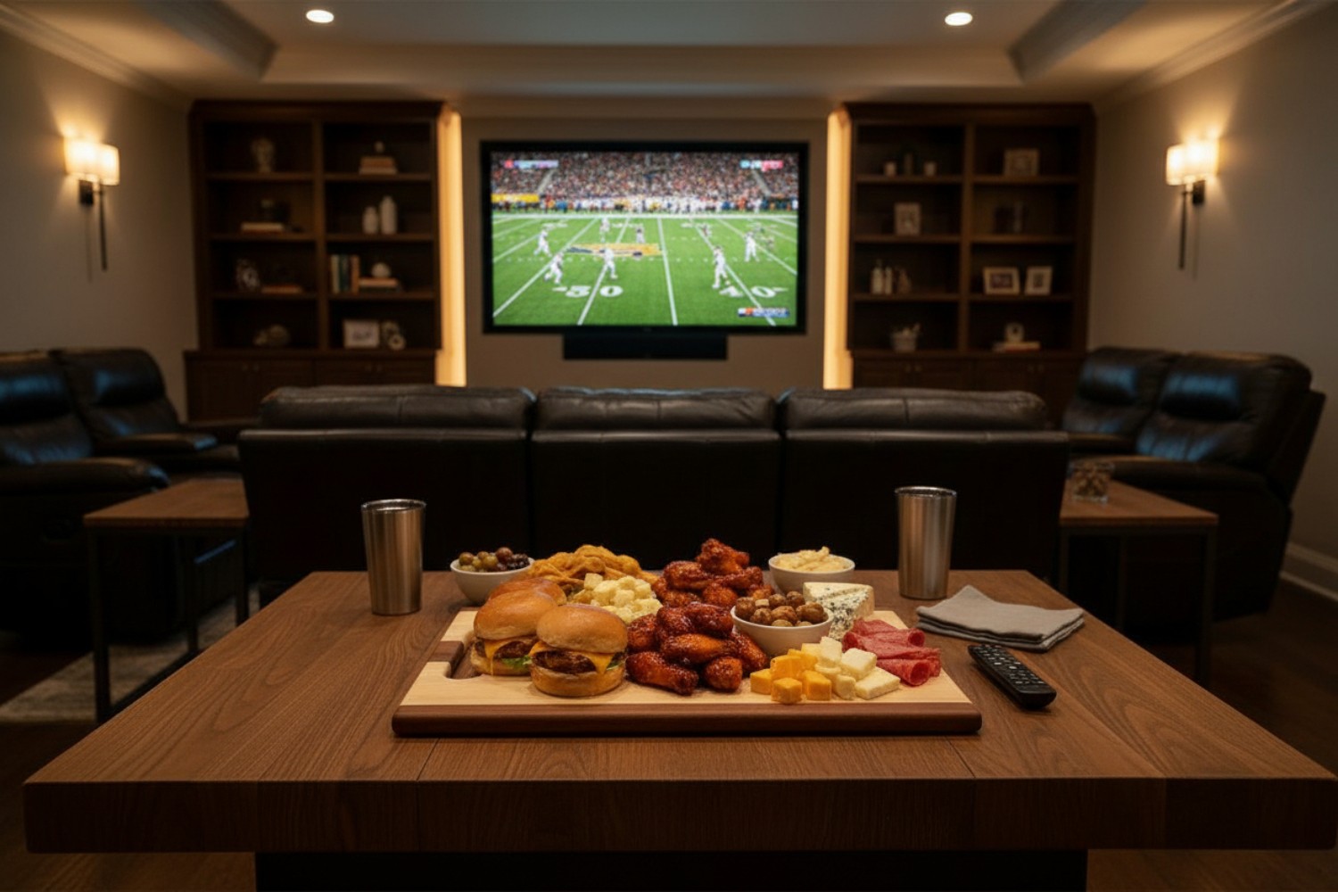 Mahogany-Accented Maple Chef Board (#240)